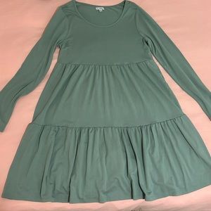 Love Fire dress, size medium, mint green